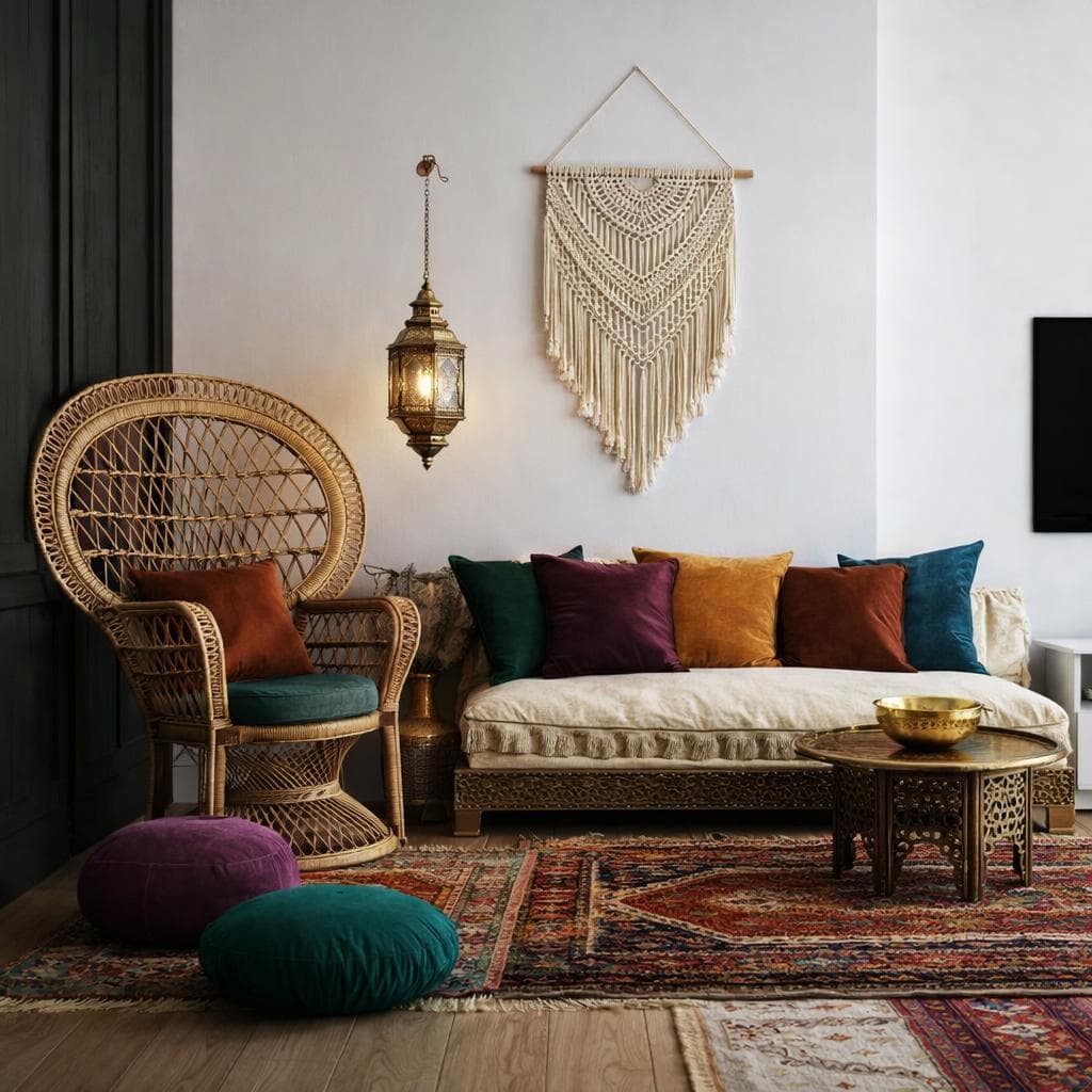 Room after Bohemian redesign