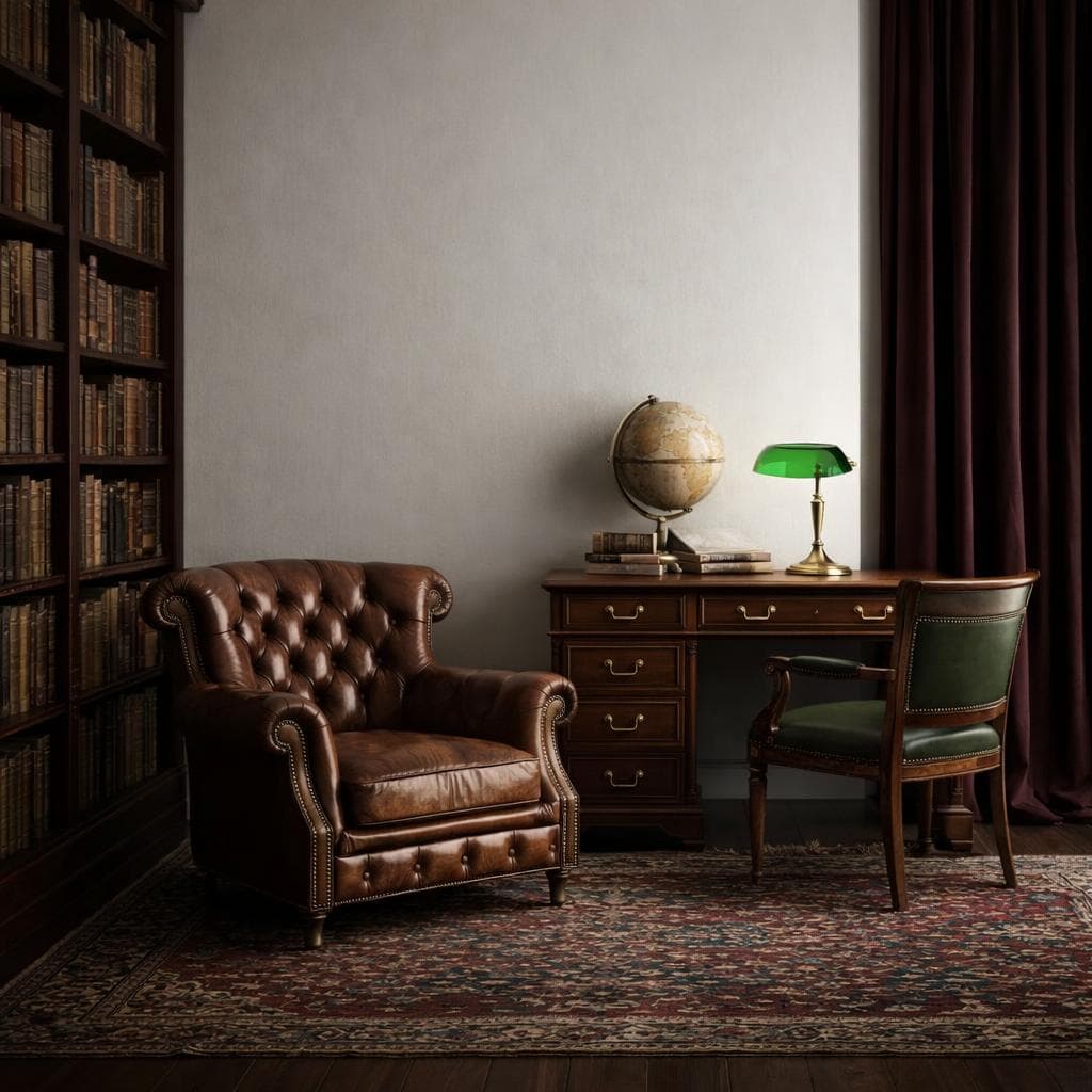 Room after Dark academia redesign