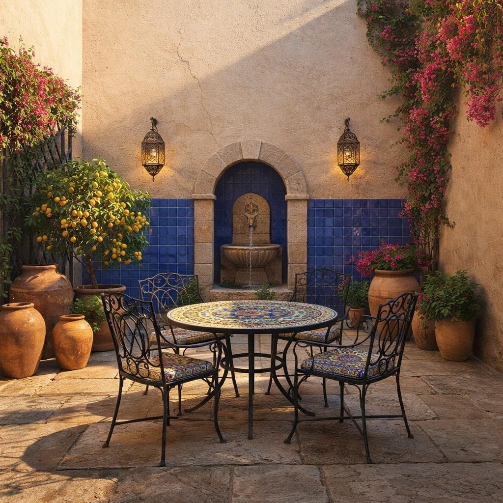 Room after Mediterranean Courtyard redesign