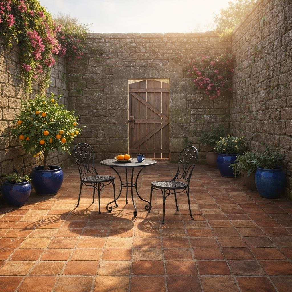 Room after Mediterranean Courtyard redesign