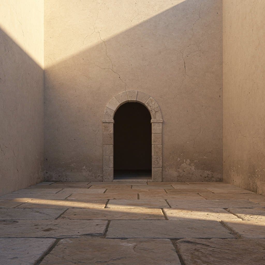Room before Mediterranean Courtyard redesign