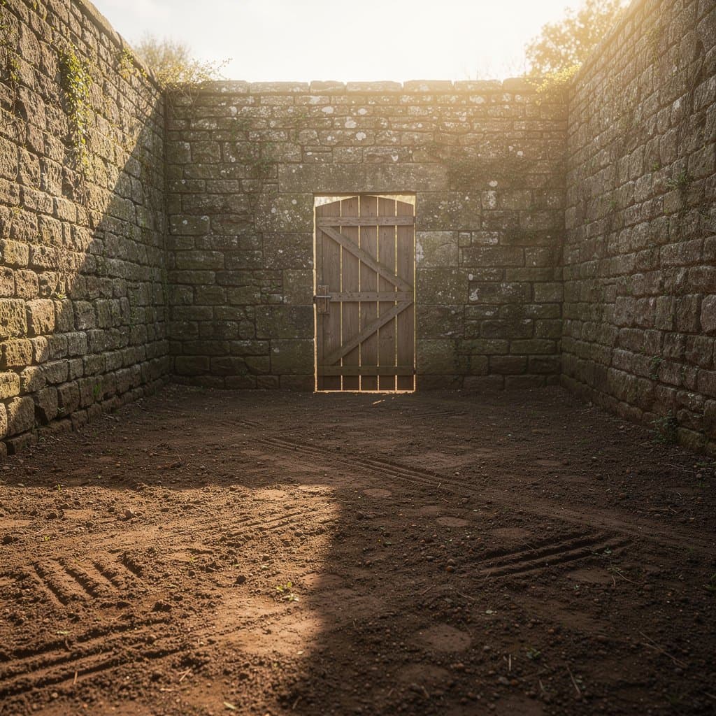 Room before Mediterranean Courtyard redesign