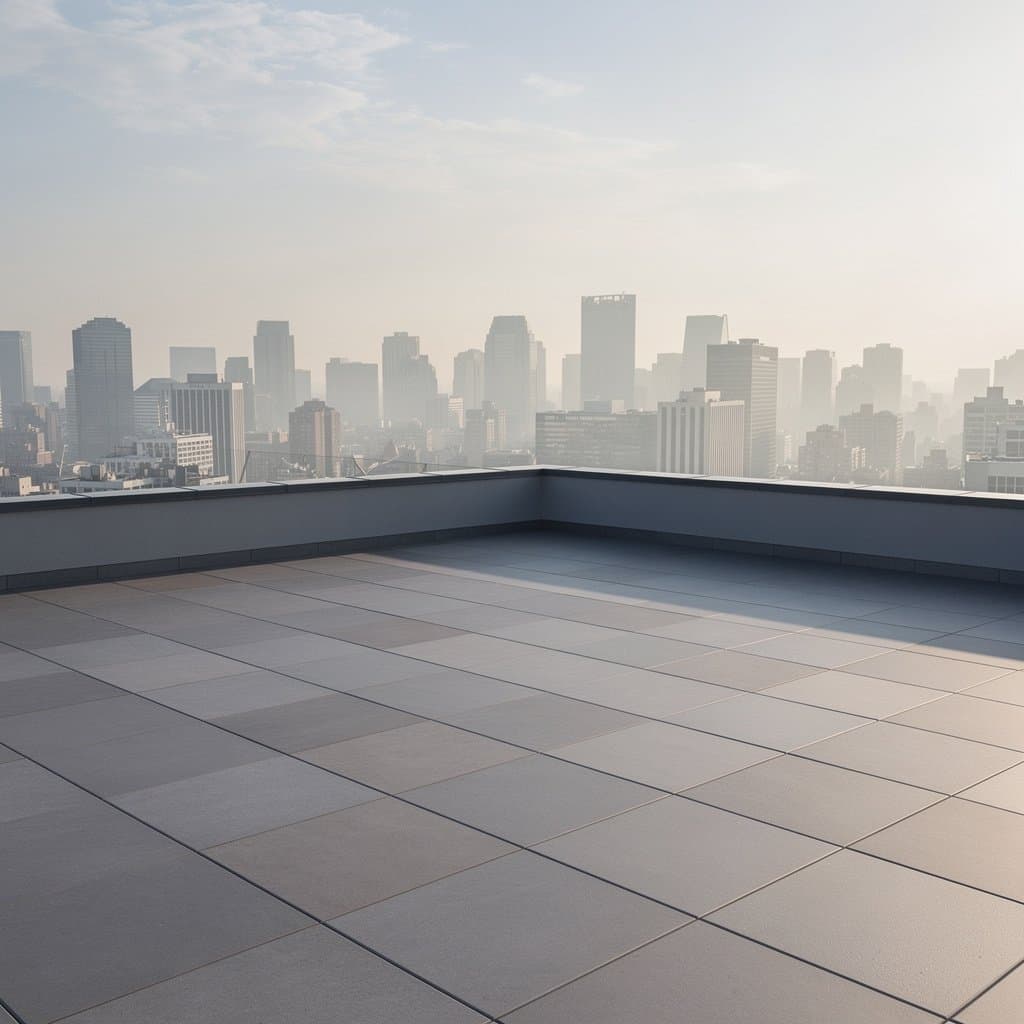 Room before Modern Patio redesign