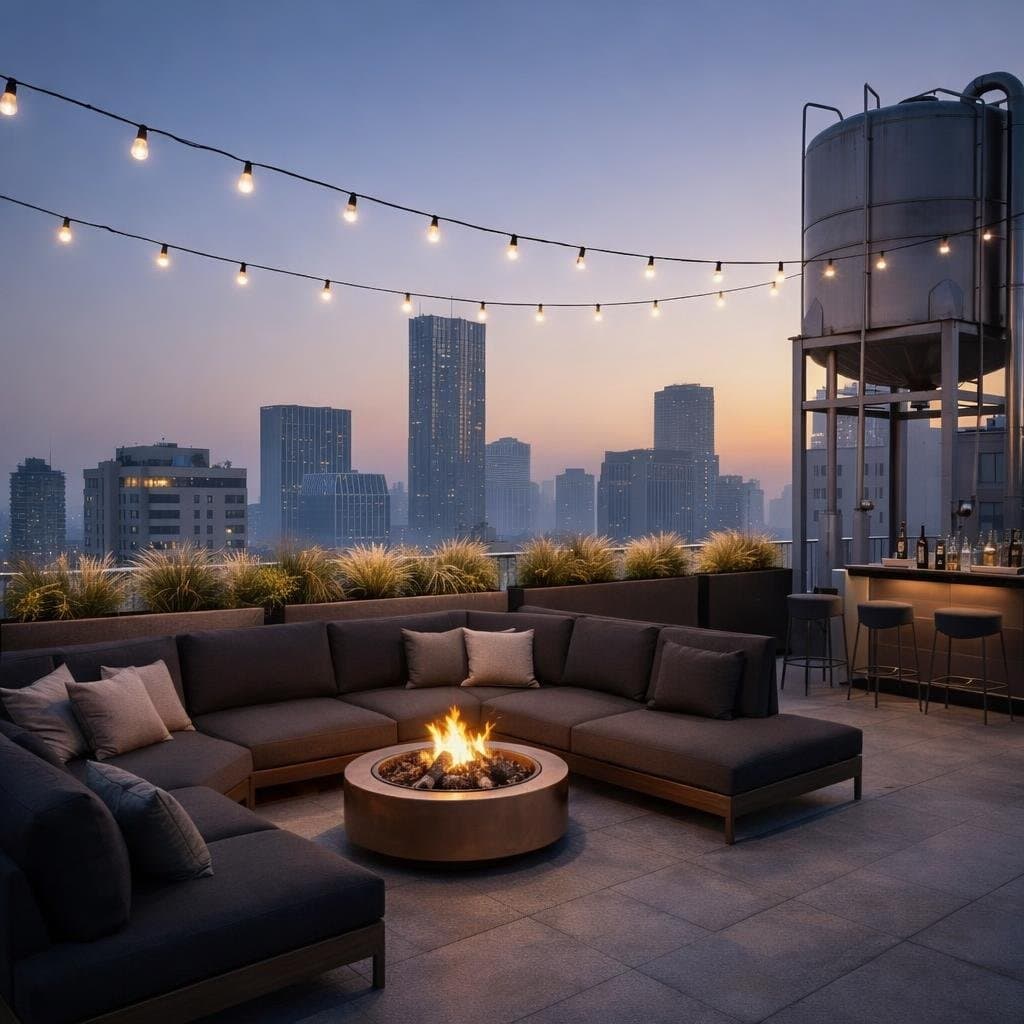 Room after Rooftop Lounge redesign