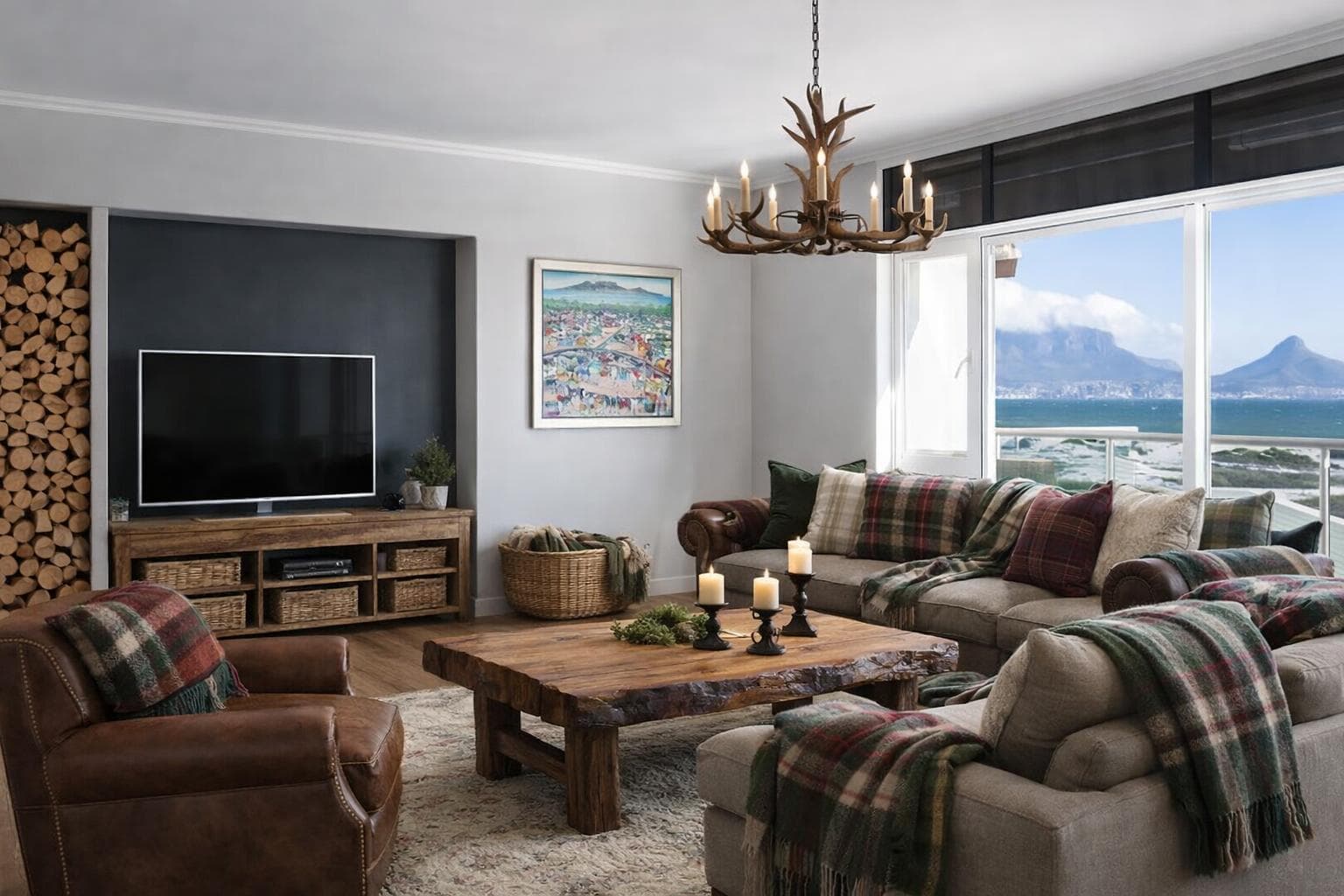 Room after Rustic redesign