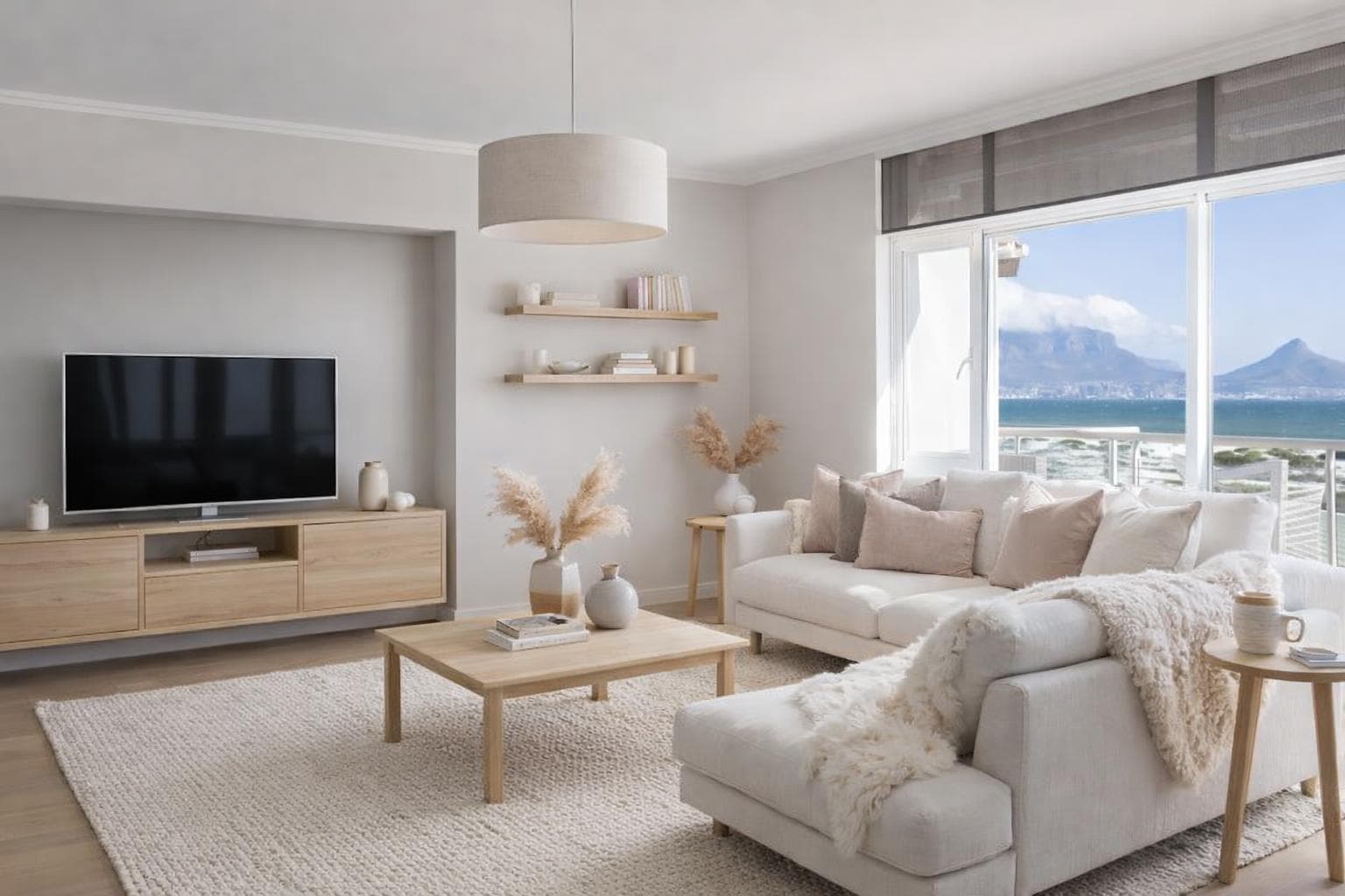 Room after Scandinavian redesign