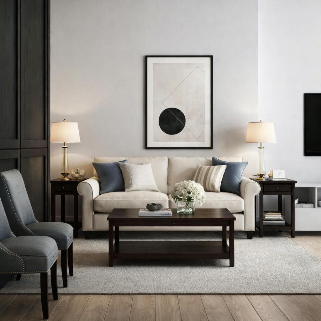 Room after Transitional redesign