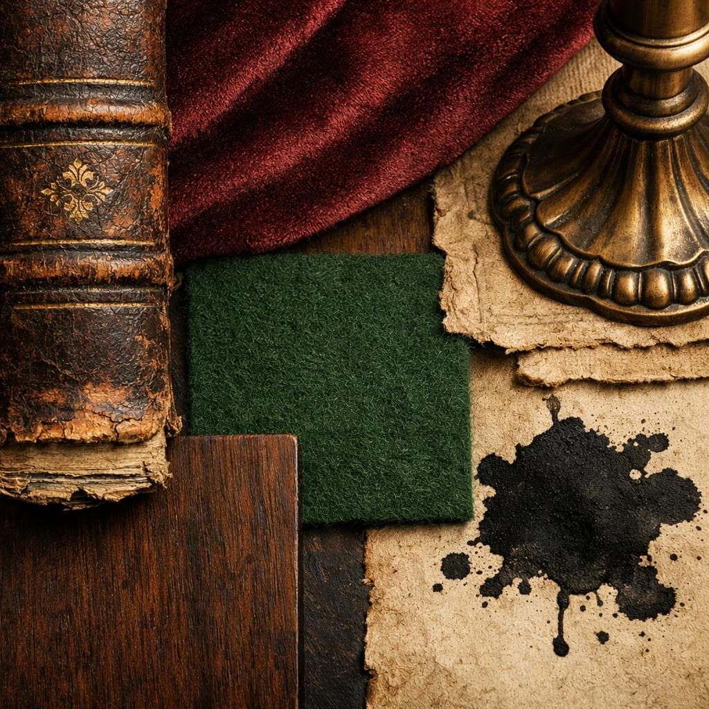 Dark academia materials